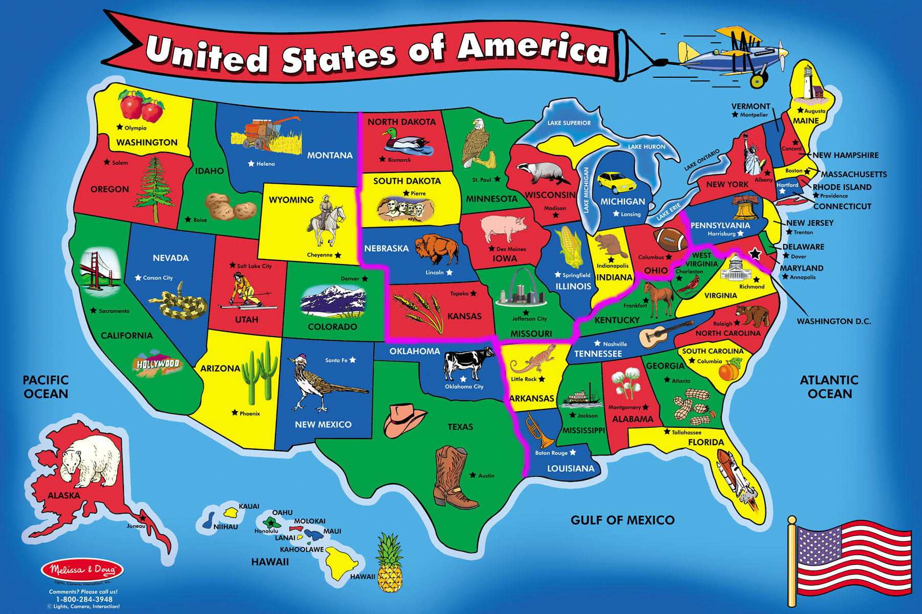美国地图